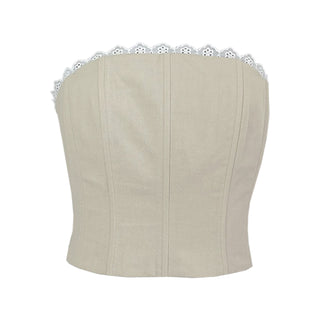 Opal Linen Corset Top