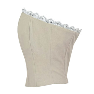 Opal Linen Corset Top