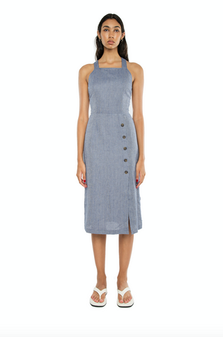 Olivia Dress in Indigo
