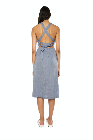 Olivia Dress in Indigo