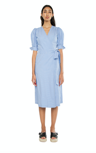 Eleanor Dress in Poplin Checker