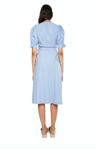 Eleanor Dress in Poplin Checker