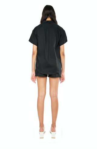 Willa Oversized Shirt Black