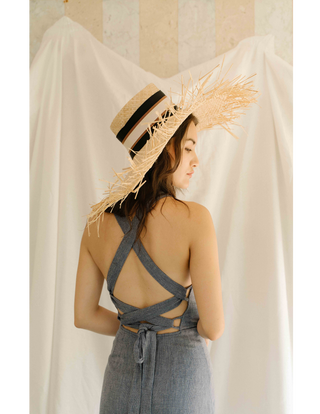 Olivia Dress in Indigo