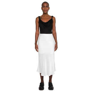 black cowl neck bodysuit