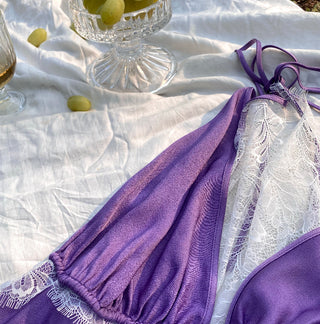 Iris Lace Dress in Dreamy Lilac