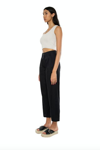 Brea knit Cropped Top Stone